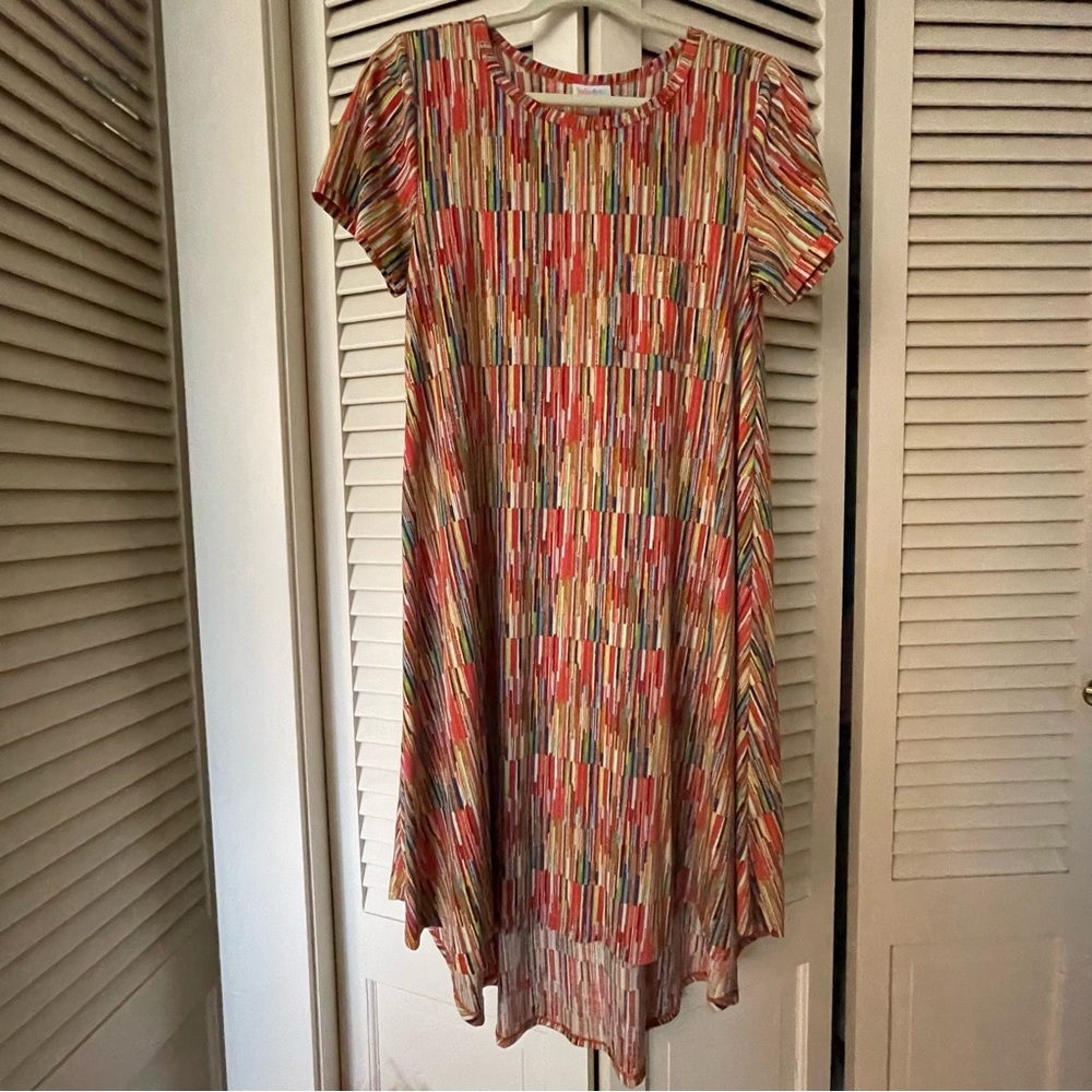 LuLaRoe Multicolored Carly Dress